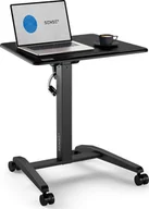 Biurka gamingowe - Biurko SENSE7 biurko mobilne Czarne 70 cmx52 cm czarny - miniaturka - grafika 1