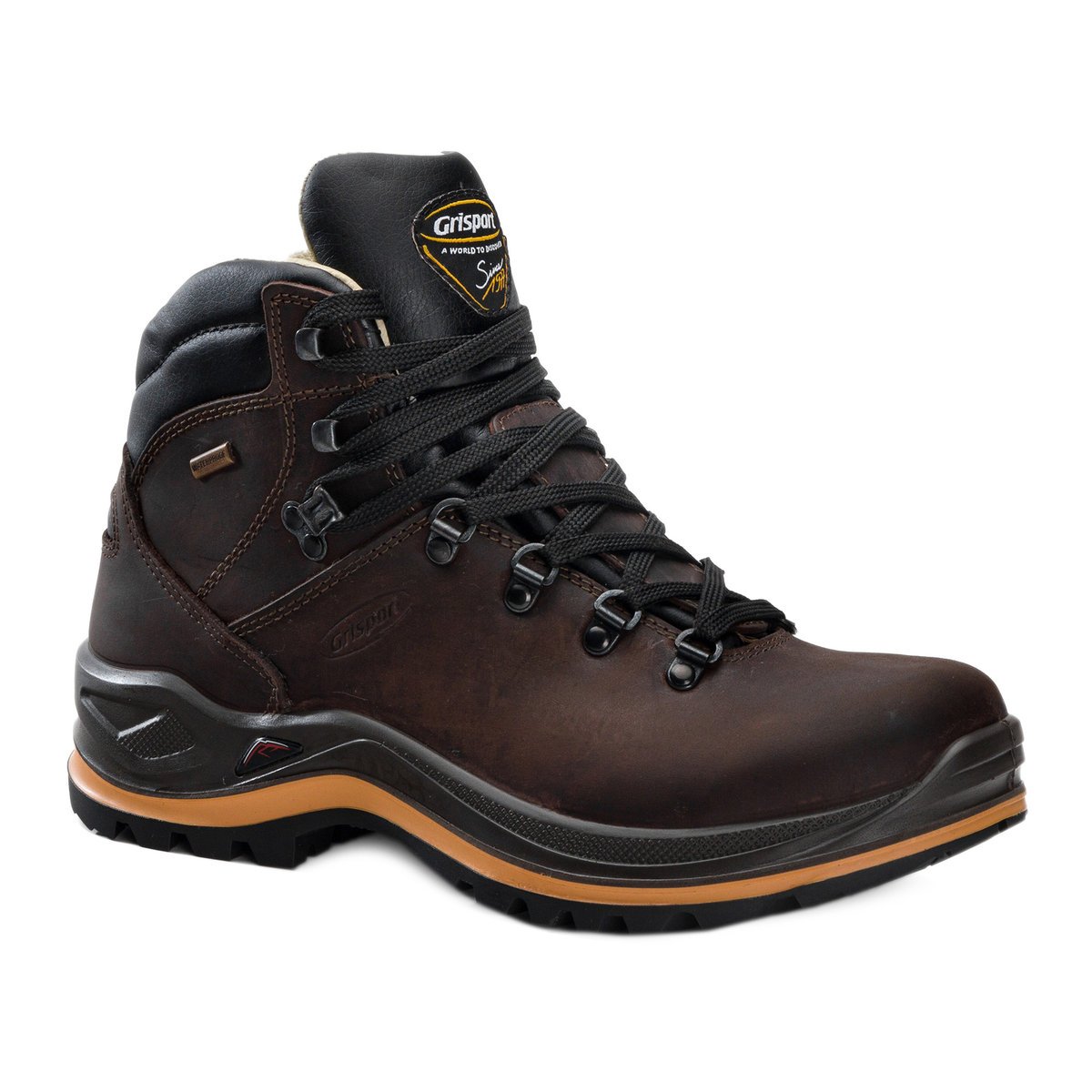 Letnie buty trekkingowe męskie wysokie wodoodporne Grisport 13701D28T 45 30 cm Brązowe (5907483403661)