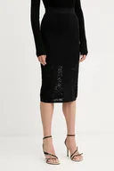 Spódnice - Patrizia Pepe spódnica kolor czarny midi ołówkowa 8G0482 K284 - miniaturka - grafika 1