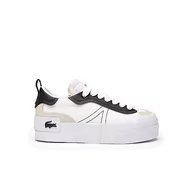 Trampki damskie - Lacoste 46CFA0012, Trampki damskie, WHT/BLK, 40 EU, Wht Blk, 40 EU - miniaturka - grafika 1