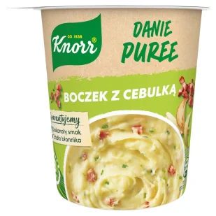Knorr Danie w kubku puree z boczkiem i cebulką - Dania w proszku - miniaturka - grafika 1