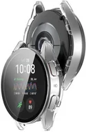 Akcesoria do smartwatchy - Bizon Etui ze szkłem do zegarka Case+Glass Watch do Galaxy Watch 7 44 mm, przezroczyste - miniaturka - grafika 1