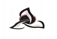 Lampy sufitowe - Lampa Sufitowa RGB Kwiat Lotosu do Sypialni Czarna Żyrandol LED z Pilotem - miniaturka - grafika 1