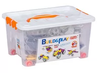 Klocki - Klocki Elastyczne, Konstrukcyjne 100 El. Formuła 1, Quad, Helikopter, Samolot Do Rozkręcania I Skręcania 4w1 - miniaturka - grafika 1