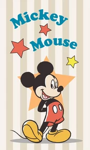 RĘCZNIK ręczniczek do rąk MYSZKA MICKEY 30x50 cm - Okrycia kąpielowe dla dzieci - miniaturka - grafika 1