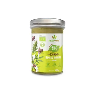 HempKing Bio białko konopne kakaowe  250g - Zdrowa żywność - miniaturka - grafika 1
