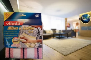 Vileda Micro & Cotton Ścierka do kuchni 119306 - Ściereczki, gąbki, czyściki - miniaturka - grafika 1