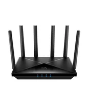 Routery - Cudy WR11000 router bezprzewodowy 2.5 Gigabit Ethernet Trójpasmowy (2,4 GHz / 5 GHz / 6 GHz) Czarny - miniaturka - grafika 1