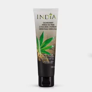 India Cannabis Oil, krem do rąk z olejem z Konopi, 100 ml - Kremy i maski do rąk - miniaturka - grafika 4