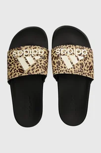 adidas klapki damskie kolor beżowy - Klapki i japonki damskie - miniaturka - grafika 1