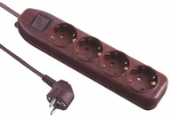 Listwy zasilające - Electraline 62062 Multisocket 4P 1.5m 3390727620627 - miniaturka - grafika 1