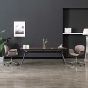 Fotele i krzesła biurowe - vidaXL Obrotowe krzesło biurowe, taupe, tapicerowane tkaniną - miniaturka - grafika 1