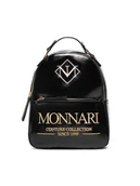 Plecaki - Monnari Plecak BAG1670-M20 Czarny - miniaturka - grafika 1