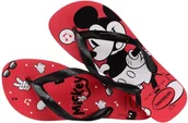 Klapki i japonki damskie - Havaianas Japonki Dziecięce Myszka Miki Czerwone 27-28 Ż9K - miniaturka - grafika 1