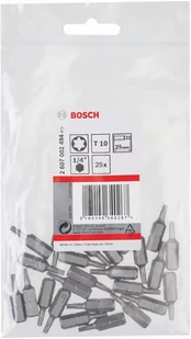 Bosch Bit z końcówką Torx T 10 bardzo twardy C 6.3 25 szt - Klucze i nasadki - miniaturka - grafika 1