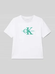 T-shirt z detalem z logo model ‘OTTOMAN’ - Koszulki dla chłopców - miniaturka - grafika 1