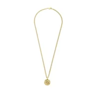 Naszyjniki męskie - Armani Exchange Męski naszyjnik ze stali nierdzewnej z zapięciem na karabińczyk - miniaturka - grafika 1