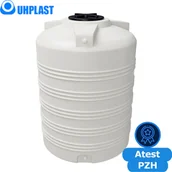 Zbiorniki na deszczówkę - UHP Zbiornik na wodę 1500l UHP VERTICON V-1500 Biały - miniaturka - grafika 1