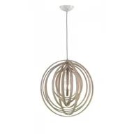 Lampy sufitowe - Trio Leuchten Designerska okrągła lampa wisząca okrągła drewno - Arrange - miniaturka - grafika 1
