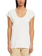 Koszulki i topy damskie - edc by ESPRIT T-shirt damski, 110/Off White, XS - miniaturka - grafika 1