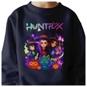 Bluzy dla dziewczynek - BLUZA DZIECIĘCA HUNTRIX HALLOWEEN 122-128 BAWEŁNIANA JAKOŚĆ - miniaturka - grafika 1