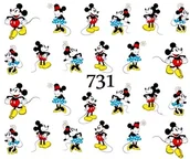 Ozdoby do paznokci - Naklejki wodne na paznokcie - nr 731 - miniaturka - grafika 1