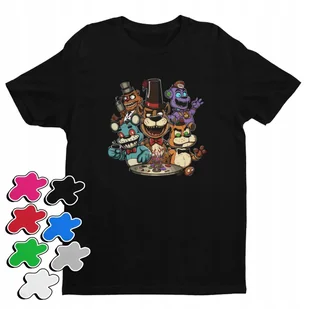 Koszulka T-Shirt Dziecięca Z Nadrukiem Five Nigts At Freddy -L 146-152 - Koszulki męskie - miniaturka - grafika 1