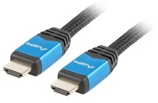 LANBERG LANBERG Kabel Premium HDMI-HDMI M/M v2.0 1m czarny (CA-HDMI-20CU-0010-BL) - Kable - miniaturka - grafika 4