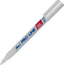 Markal Pro-Line Fine marker permanentny Biały - Markery permanentne - miniaturka - grafika 1