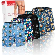 Majtki męskie - Cornette Bokserki Męskie Luźne Bawełniane 5 sztuk BM159 Rozm 2XL - miniaturka - grafika 1