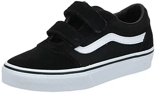 Vans Czarne skórzane trampki chłopięce 31 VN0A4BUDIJU1_(SUEDE/CANVAS)BLACK/WHITE-31 - Buty dla chłopców - miniaturka - grafika 1