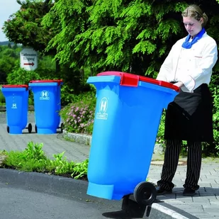 Pojemnik na odpady kuchenne FATBOXX, 200 litrów, niebieski - Kosze na śmieci - miniaturka - grafika 3