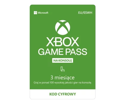 Microsoft Xbox Game Pass 3 miesiące