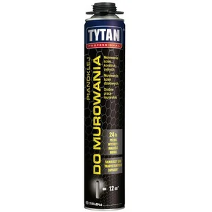 Pianoklej do murowania 870 ml szary TYTAN PROFESSIONAL - Pianki montażowe - miniaturka - grafika 1