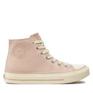 Trampki damskie - Trampki Big Star Shoes OO274933 Różowy - miniaturka - grafika 1
