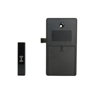 Zamek z czytnikiem kart RFID F131, aluminium, czarny - Zamki i wkładki - miniaturka - grafika 1