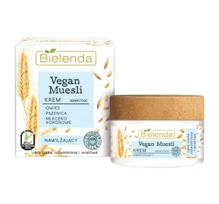 Bielenda Vegan Muesli krem nawilżający DZIEŃ/NOC 50ml 48886-uniw - Kremy do twarzy - miniaturka - grafika 1