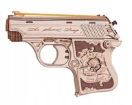 Puzzle - Robotime Drewniane Puzzle 3D - Mini Pistolet 3D - miniaturka - grafika 1