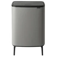 Kosze na śmieci - Brabantia Kosz na śmieci Bo Touch Bin Hi 60 l szary matowy 130281 - miniaturka - grafika 1