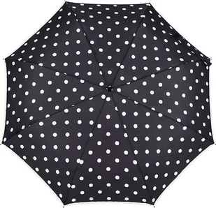 Parasolka Knirps T.200 w grochy czarna - Parasole - miniaturka - grafika 1