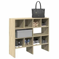 Pokrowce na ubrania - Stojaki na buty 2 szt., sztaplowany, dąb sonoma, 89,5x30x40 cm Lumarko! - miniaturka - grafika 1