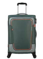 Walizki - Walizka średnia American Tourister Pulsonic - dark forest - miniaturka - grafika 1