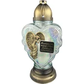 Lampiony i znicze - Znicz Serce S2 tęcza anioł sentencja - miniaturka - grafika 1