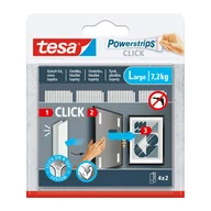Wieszaki i stojaki - Rzepy powerclick large 7.2 kg 4 sztuki Tesa - miniaturka - grafika 1
