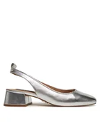 Sandały damskie - Steve Madden Sandały Smitten s SM11003213 Srebrny - miniaturka - grafika 1