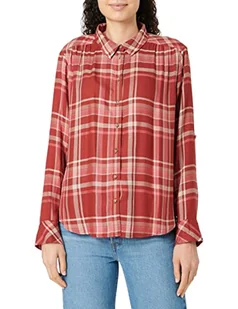 TOM TAILOR Damski Bluzka z wzorem w kratkę 1033881, 30678 - Red Pink Check, 32 - Bluzki damskie - miniaturka - grafika 1