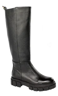 Kozaki Karino 4354-076F Czarny Lico Skóra - KARINO - Kozaki damskie - miniaturka - grafika 1