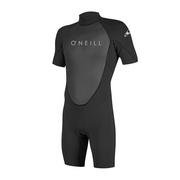 Pływanie - ONEILL wetsuits męska Reactor II 2 MM Back Zip Spring Wetsuit, czarny, m 5041-A00-M - miniaturka - grafika 1