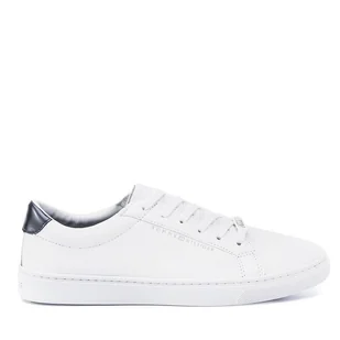 Sneakersy Tommy Hilfiger Essential Sneaker FW0FW03682 Biały - Sneakersy damskie - miniaturka - grafika 1