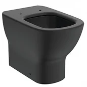 Kompakty WC - Ideal Standard Tesi Toaleta WC kompaktowa 55,5x36,5 cm AquaBlade czarny mat T0077V3 - miniaturka - grafika 1